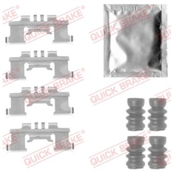 Kit d'accessoires, plaquette de frein à disque QUICK BRAKE [109-1812]