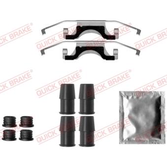 Kit d'accessoires, plaquette de frein à disque QUICK BRAKE 109-1843 pour SUBARU FORESTER E 300 - 252cv