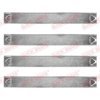Kit d'accessoires, plaquette de frein à disque QUICK BRAKE 109-1857 pour BMW Série 8 5.7 HEMI V8 4x4 - 326cv