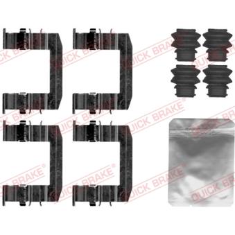 Kit d'accessoires, plaquette de frein à disque QUICK BRAKE [109-1872]