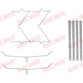 Kit d'accessoires, plaquette de frein à disque QUICK BRAKE [109-1885]