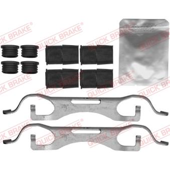 Kit d'accessoires, plaquette de frein à disque QUICK BRAKE 109-1887 pour MERCEDES-BENZ GLS 400 4-matic - 333cv