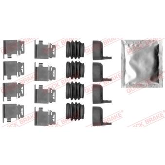Kit d'accessoires, plaquette de frein à disque QUICK BRAKE 109-1890 pour LANCIA KAPPA dCi 110 - 110cv