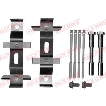 Kit d'accessoires, plaquette de frein à disque QUICK BRAKE 109-1894 pour LAND ROVER RANGE ROVER 4.4 SDV8 4x4 - 313cv