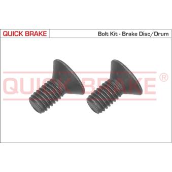 Vis, disque de frein QUICK BRAKE 11665K pour FIAT 128 2.0 TD - 110cv