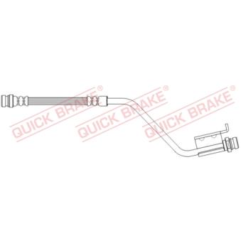 Flexible de frein QUICK BRAKE 22.946 pour HONDA LEGEND 1.4 CRDi 75 - 78cv
