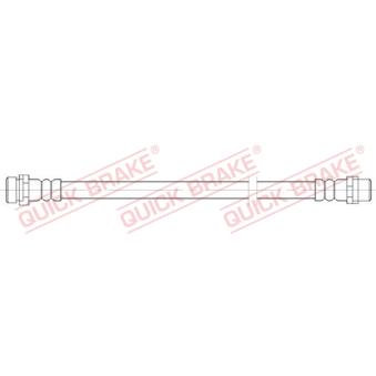 Flexible de frein QUICK BRAKE 25.064 pour FIAT CINQUECENTO 3.0sd - 286cv