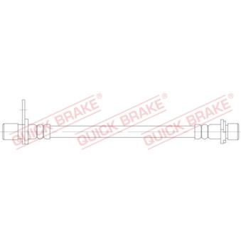 Flexible de frein QUICK BRAKE 25.071 pour VOLKSWAGEN PASSAT 1.4 D-4D - 90cv