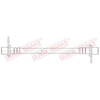 Flexible de frein QUICK BRAKE 25.085 pour MAZDA 626 2.0 DI-D - 140cv