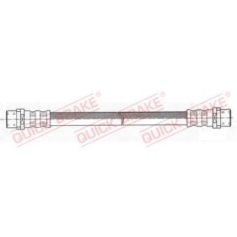 Flexible de frein QUICK BRAKE 27.082 pour AUDI 200 1.9 TDI - 110cv