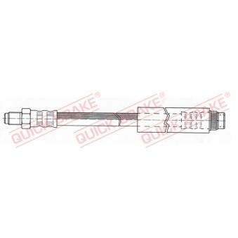 Flexible de frein QUICK BRAKE OEM 7701204590 Flexible de frein QUICK BRAKE OEM 7701204590