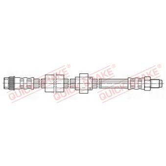 Flexible de frein QUICK BRAKE 32.408 pour RENAULT KANGOO 1.6 16V 4x4 - 95cv