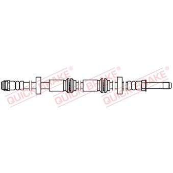 Flexible de frein QUICK BRAKE 32.706 pour DAEWOO EVANDA 2.0 TFSI - 252cv