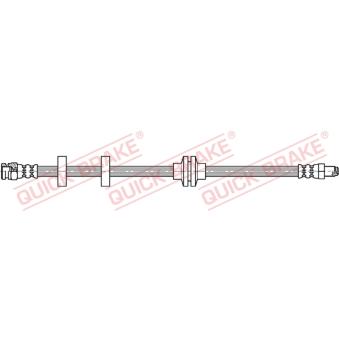 Flexible de frein QUICK BRAKE 32.819 pour FIAT DOBLO 1.3 JTD 16V - 70cv