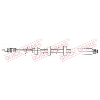 Flexible de frein QUICK BRAKE OEM 480658 Flexible de frein QUICK BRAKE OEM 480658