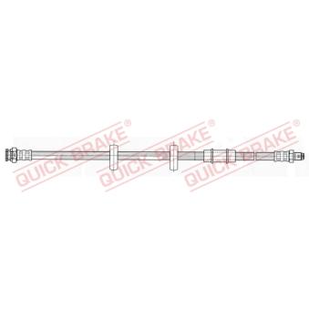 Flexible de frein QUICK BRAKE OEM 7573602 Flexible de frein QUICK BRAKE OEM 7573602