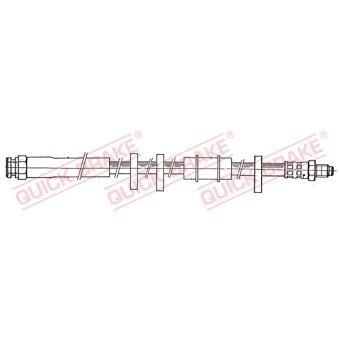 Flexible de frein QUICK BRAKE OEM 480635 Flexible de frein QUICK BRAKE OEM 480635