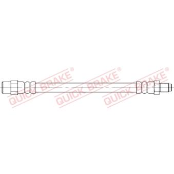 Flexible de frein QUICK BRAKE OEM 7D0611775C