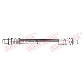 Flexible de frein QUICK BRAKE OEM 1666247 Flexible de frein QUICK BRAKE OEM 1666247