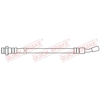 Flexible de frein QUICK BRAKE 50.075 pour SKODA E-CITIGO 1.6 - 122cv