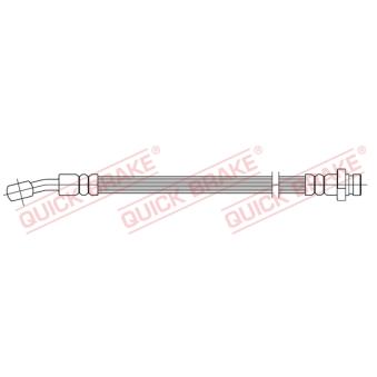 Flexible de frein QUICK BRAKE OEM 587372E360