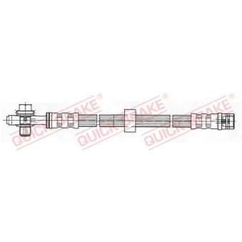 Flexible de frein QUICK BRAKE 50.104X pour OPEL COMBO 1.8 - 125cv