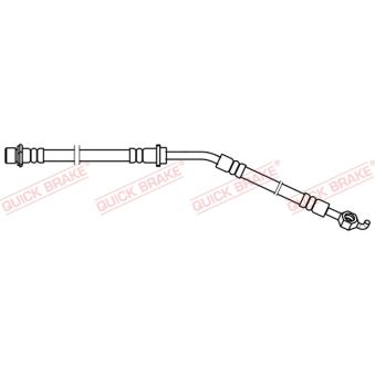 Flexible de frein QUICK BRAKE OEM 90947w2050 Flexible de frein QUICK BRAKE OEM 90947w2050