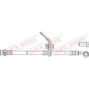 Flexible de frein QUICK BRAKE OEM 01464SEPA00 Flexible de frein QUICK BRAKE OEM 01464SEPA00