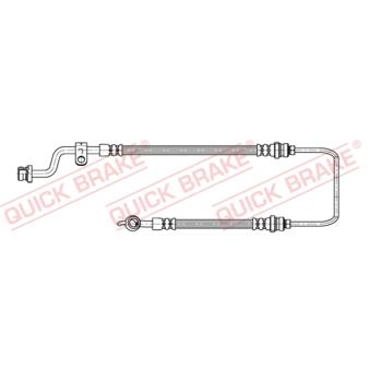 Flexible de frein QUICK BRAKE 50.890