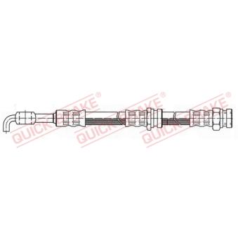 Flexible de frein QUICK BRAKE OEM UB3943980C
