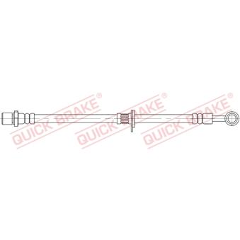 Flexible de frein QUICK BRAKE 58.817