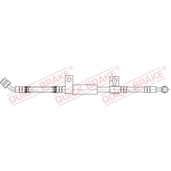Flexible de frein QUICK BRAKE OEM 587323E100