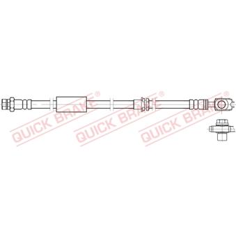 Flexible de frein QUICK BRAKE OEM 8J0611701C