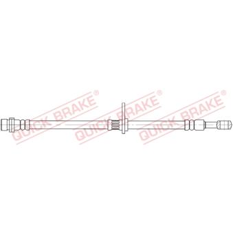 Flexible de frein QUICK BRAKE 58.853 pour HONDA CR-V 2.0 - 155cv