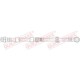 Flexible de frein QUICK BRAKE 58.857 pour MAZDA 626 2.0 DI-D - 140cv