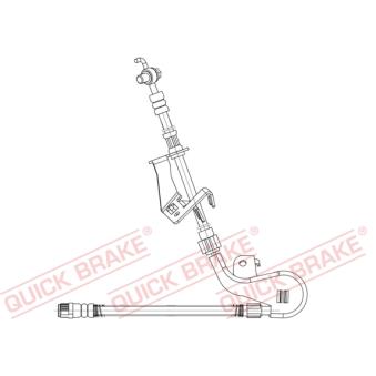 Flexible de frein QUICK BRAKE OEM 4806J3