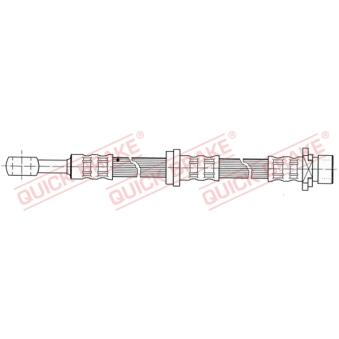 Flexible de frein QUICK BRAKE OEM C01464S2H000 Flexible de frein QUICK BRAKE OEM C01464S2H000