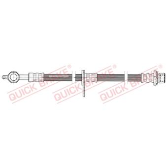 Flexible de frein QUICK BRAKE OEM 9008094A60