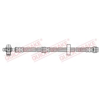 Flexible de frein QUICK BRAKE 59.951X pour AUDI A2 1.6 FSI - 110cv