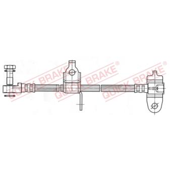 Flexible de frein QUICK BRAKE OEM YC152078AD