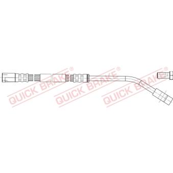 Flexible de frein QUICK BRAKE OEM 4509996AE
