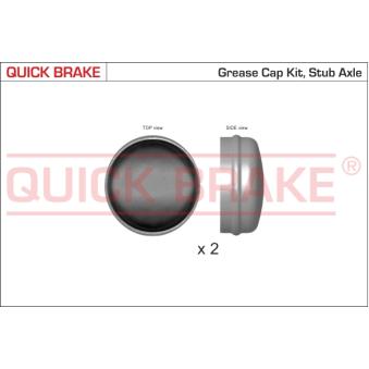 Bonnette/tête/bout, roulement de roue QUICK BRAKE OEM 4179463