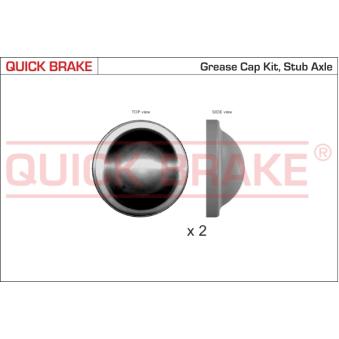 Bonnette/tête/bout, roulement de roue QUICK BRAKE OEM 1206923