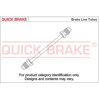 Conduite de frein QUICK BRAKE CU-0290B5L-HA pour CITROEN SAXO 1.6 VTS - 98cv