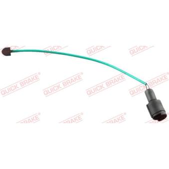 Contact d'avertissement, usure des plaquettes de frein QUICK BRAKE [WS 0107 A]