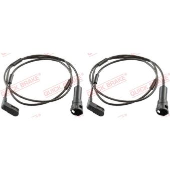 Contact d'avertissement, usure des plaquettes de frein QUICK BRAKE [WS 0122 A]