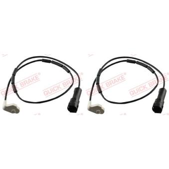 Contact d'avertissement, usure des plaquettes de frein QUICK BRAKE WS 0126 A