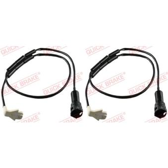 Contact d'avertissement, usure des plaquettes de frein QUICK BRAKE WS 0127 A