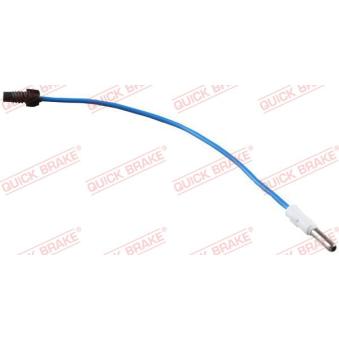 Contact d'avertissement, usure des plaquettes de frein QUICK BRAKE [WS 0215 A]