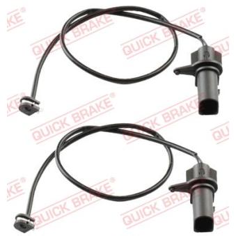 Contact d'avertissement, usure des plaquettes de frein QUICK BRAKE WS 0243 A pour VOLKSWAGEN PASSAT 2.8 4motion - 193cv